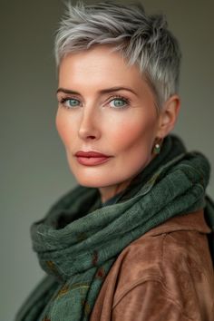 37 Jaw-Dropping Short Haircuts for Women Over 50 You Need to See Now Κούρεμα Bob, Shaggy Pixie, Very Short Haircuts