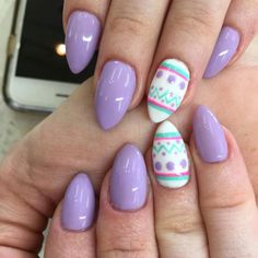 Easter Nails Easy, Bunny Nails, Cute Spring Nails, Spring Nail Art