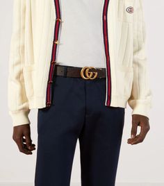 With the iconic Interlocking Gs taking centre stage, the leather reversible Marmont belt packs a powerful punch of designer weight that will lend an aura of sophistication and exclusivity to any outfit in characteristically Gucci style. Whether worn with smartly tailored chinos or your most dependable pair of jeans, this belt is assured to become a wardrobe failsafe. Belt Pack, Gucci Gg Marmont, Gucci Fashion, Reversible Belt, Gucci Leather, Gg Marmont, Gucci Black, Gucci Men, Personal Shopping