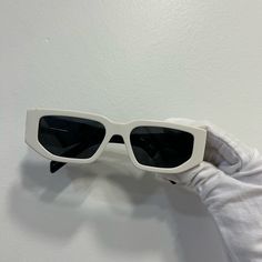 Prada Pr 09zs 1425s0 54 18 Sunglasses Pre Loved Condition: Minimal Wear Includes Case Size: 49-20-145 100% Uv Protection Prada Accessories, Black Sunglasses, Sunglasses Accessories, Uv Protection, White Black, Prada, White And Black, Black White, Women Accessories