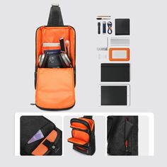 Specification: Product name: Shoulder bag Material: Tpu printing compound glue Lining: 230 twill orange lining Size: 19cm*9cm*33cm Capacity: 6l Packing list: Shoulder bag*1 Waterproof Crossbody Bag, Ipad Bag, Mobile Phone Bag, Chest Bag, Black Cross Body Bag, Waterproof Fabric, Sling Bag, Large Bags, Sling Backpack