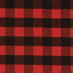 a red and black checkered fabric