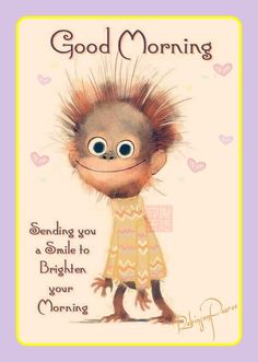 a greeting card with an image of a cartoon character