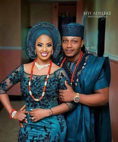 Nigerian Wedding Dresses Traditional, Wedding Suit Styles, Couples African Outfits, Nigerian Wedding Dress, Costume Africain