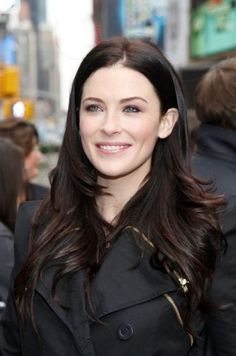 Dark Hair And Blue Eyes, Brown Hair And Blue Eyes, Bridget Regan, Black Hair With Highlights