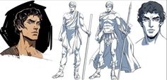 Zeus Concept Art, Electric Blue Eyes, Mass Culture, Son Of Zeus, Greek Myths, Character Design Male, Character Designs, Greek Gods