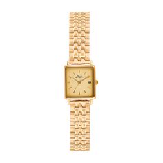 Quaintrelle Square Gold Link 22 24Mm | Bermuda Watch Company | Wolf & Badger Apple Rose Gold, Apple Collection, Gold Link Bracelet, Fob Watch, Wrist Game, Watch Photo, Gold Link, Local Jewelry, Watch Companies