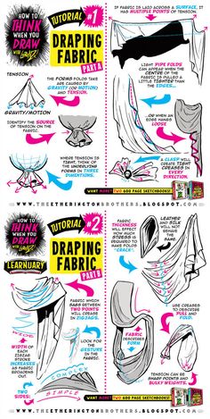 an info sheet showing how to fold fabric