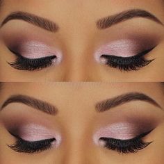 Rosa Make-up, Cool Wedding, Makeup Tip, Pink Eye Makeup, Smokey Eyeshadow, Smokey Eye For Brown Eyes, Make Up Tutorial, Smink Inspiration, Beauty Make-up