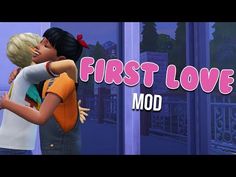 the first love mod is shown in this animated video game, which features two women hugging each other