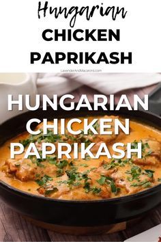 the recipe for hungarian chicken paprikash