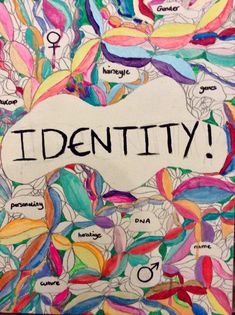 the word identity written on a piece of paper