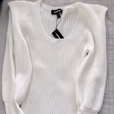 Brand New Express White Size Small Colorful Sweaters, Color White, Sweaters For Women, Brand New, Women Shopping, White, Color