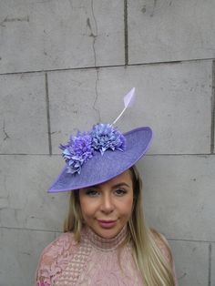 This hat is perfect for special occasions. Featuring lavender detailing. Mounted on a thin lilac headband. The base measures 30cm across at it's widest point. Perfect for races, weddings and special occasions! Made in the UK -   .   Many more items like this are available in our shop! Made in the UK - Hat Wedding, Lavender Flower, Fascinator Hat, Fascinator Hats, Lavender Flowers, Light Purple, Fascinator, Caps Hats, Accessories Hats