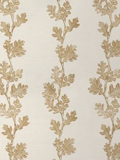 a wallpaper with gold leaves on it