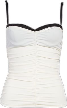 A built-in underwire bra adds a flirty pop of contrast to a tube top crafted from the label's comfortable mesh with ruched details that accentuate your torso. 14" center front length (size Medium) Sweetheart neck Adjustable straps 96% nylon, 8% spandex Dry clean Imported SPACE: A shop for emerging and advanced designers Mesh Tube Top, Png Clothes, Top Crafts, Sweetheart Neck, Underwire Bra, Tube Top, Adjustable Straps, Built In, Dry Clean