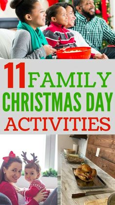 Christmas Day Itinerary For Family, Christmas Day Ideas Families, Christmas Day Family Games, Christmas Day Activities For Kids, Christmas Day Activities Families, Christmas Day Activities, Christmas Family Activities, Family Christmas Activities, Holiday Family Activities