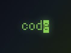 a green pixel font on a black background with the word pico spelled in it