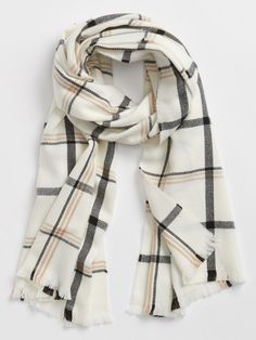 Cozy Scarf | Gap Factory Cozy Scarf, Scarf Shawl, Plaid Scarf, Gap, Women Accessories