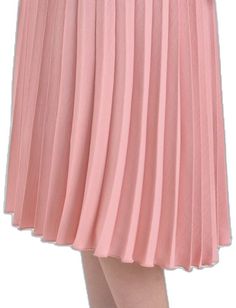 Chic Spring Skirt With Wide Waistband, Non-stretch Midi Length Skirt, Feminine Solid Color Skirt, Feminine Solid Color Midi Skirt, Chic Spring Waist-length Bottoms, Fitted Solid Color Midi Bottoms, Short Pleated Skirt With Elastic Waistband, Trendy Stretch Midi-length Bottoms, Stretch Pleated Skirt With Elastic Waistband