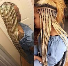 Black Women Blonde Braids, Braiding Hairstyles For Black Women, Updo Ponytail, African Hair Braiding, Braiding Hairstyles, Igbo Bride, Braids For Black, Tree Braids