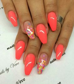 Coral Nail Ideas, Summer Nails 2023 Gel, Nails 2023 Gel, Summer Nails 2023, Coral Nails, Nails 2023, Fabulous Nails