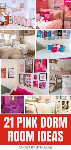 Save this pin for stunning pink decor inspiration to transform your dorm room into a cozy sanctuary. Elevate your space with these trendy ideas and add a touch of pink perfection to your living area! #DormDecor #PinkPerfection #HomeImprovement College Living