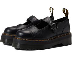 Dr. Martens Addina Flower | Zappos.com Doc Martens Sandals Closed Toe, Doc Martens Addina Flower Buckle, Flower Buckle Doc Martens Outfit, Dr Martens Addina Flower, Dr Martens Shoes Outfit, Doc Martens Shoes, Black Shoes Women, Shoes High Heels, Mary Jane Flats