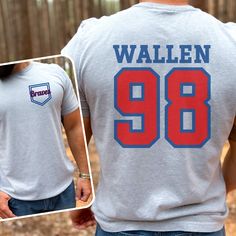 Calling all Morgan Wallen Fans ✮ Morgan Wallen Concert Shirt Showcase your love for country vibes with our exclusive Country T-shirt featuring Morgan Wallen & his hit song '98 Braves. The unisex soft-style t-shirt puts a new spin on casual comfort. Made from very soft materials, this tee is 100% cotton for solid colors. Heather colors and sports grey include polyester.  Whether you're at a concert or catching a game, this shirt effortlessly combines your passion for music and sports in a single, stylish statement piece." ✮----------MATERIAL ----------✮ *100% ring-spun cotton (fiber content may vary for different colors) *Light fabric  *Tear-away label *Runs true to size ✮-----SIZE GUIDE -----✮ * Consult size chart in pics for accurate fit * Ladies should size down if you prefer a slimmer f Casual Cotton Tops For Fan Events, Summer Sports Fan T-shirt For Fan Merchandise, Summer Sports Fan Merchandise T-shirt, Cotton Band Merch Tops For Fan Events, Casual Short Sleeve Shirt For Fan Events, Summer Sports Fan Cotton T-shirt, Cotton Sports Fan T-shirt For Summer, Summer Cotton Sports Fan T-shirt, Sports Fan Cotton Shirt