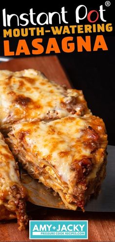 Instant Pot Lasagna | Pressure Cooker Lasagna | Instapot Lasagna | Lasagna Recipes | Instant Pot Ground Beef | Instant Pot Pasta | Instant Pot Recipes #instantpot #pressurecooker #groundbeef #beef #easy #dinner Recipes Beef Ground, Instant Pot Lasagna, Cooking Fever, Beef Ground, Easy Cook, Pot Lasagna, Diner Recept, Instant Recipes