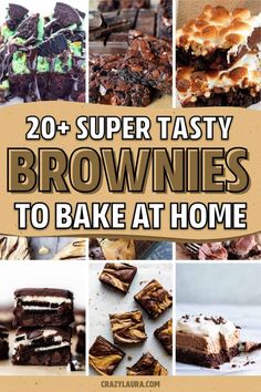 20 super tasty brownies to bake at home