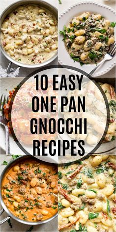 10 easy one pan gnocchini recipes that are delicious and quick to make