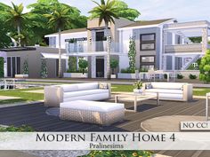 modern family home 4 by prahensims for the simse house game