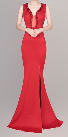 $49.90 - Stunning Hot Red Evening Maxi Dress Sleeveless For Elegant Ladies and classy women. This dress is bodycon tight fitted with thigh split side slit and v-neck. Perfect for formal dinners, cocktail party, bridesmaid, prom and evening. The fabric is THICK, SOFT and STRETCHABLE. It will FIT YOU well. We do not see through. Our online boutique offers FREE RETURNS, free size exchange and worldwide FREE SHIPPING. Hot Red Dress, Maxi Evening Dress, Evening Maxi Dress, Maxi Dress Sleeveless, Night Dresses, Alex Perry, Elegant Ladies, Dress Pin, Evening Dresses Elegant