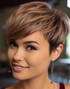 Short Hairstyles For Full Faces, Edgy Pixie Cuts Thick Hair, Growing Short Hair, Beckham Hair, Short Hair Back, Really Short Hair, Super Short Hair