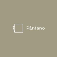 the pantano logo is shown in white on a light gray background, and it has