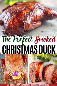 the perfect smoked christmas duck recipe