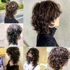 Short Shag Haircuts Wavy Hair, Short Curly Wolf Cut, Curly Hair Wolf Cut, Curly Wolfcut, Curly Hair Photos, Haircuts For Wavy Hair, Curly Hair Inspiration