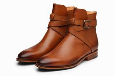 Leather Boots For Men, Quality Leather Boots, Tan Leather Boots, Jodhpur Boots, Custom Design Shoes, Tan Shoes, Tan Boots, Mens Leather Boots, Leather Boot Shoes