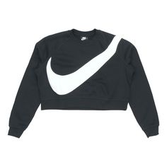 Nike Sportswear Swoosh Black Hoodie Casual Activewear With Logo Detail For Streetwear, Nike Casual Activewear For Sports, Nike Casual Activewear For Sports Events, Sporty Cotton Sneakers For Sports, Casual Nike Activewear For Sports Events, Cotton Sporty Sneakers For Sports, Athleisure Sweat-resistant Workout Sneakers, Sporty Black Activewear For Spring, Nike Spring Streetwear Activewear