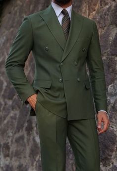 This is a Classy Green color 2 Piece Suit by GoldenfashionStore /crafted from high quality fabric and imported materials. Our products are handcrafted by experienced tailors who make sure the that the stitching is precise, lining is proper and the overall product is sturdy enough to not go out of shape for more than a few years. Also all our products have extra margins in their length, sleeves, sides so it's easily alterable if your size changes after some time. To see more available colours and designs in this collection, Check out the ' Collection' Section. *This is a 2 piece set of a Coat+pant  *We also offer customization so we can provide you an even better fit if you massage us your measurements (in inches) of Chest, Stomach, Waist, Hip, Shoulder and Actual Height after ordering. *Wa Slim Fit Double Breasted Suit For Semi-formal Occasions, Party Suits With Double-breasted Button And Notch Lapel, Double-breasted Tuxedo For Party, Double-breasted Fitted Tuxedo For Groom, Groom's Double Breasted Suit With Suit Collar, Fitted Double-breasted Tuxedo In Suiting Fabric, Tailored Double-breasted Three-piece Suit, Classic Double-breasted Party Suits, Fitted Double-breasted Suit For Groom