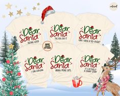 Custom Dear Santa Shirt, Dear Santa Shirts, Dear Santa Matching Tshirt, Christmas Sarcastic Crew Shirt, Santa Custom Shirts, Christmas Gift Welcome to our shop! We're excited to have you here. Before you start shopping, please take a moment to read through these important details: Placing Your Order: ● Read Carefully: Please take your time to go through all the information provided in the description. ● Customization: If you need any changes to our designs, let us know before you order. ● Preferences: Choose the type, size, and color of your shirt from the options provided. If you need 100% cotton, tell us before you order. ● Personalization: Use the personalization box only for design preferences as directed from the examples. ● Add to Cart: If you want more items, add them to your cart a Dear Santa Shirts, Santa Shirt, Film Design, Santa Shirts, Time To Go, Take Your Time, Crew Shirt, Dear Santa, Custom Shirts