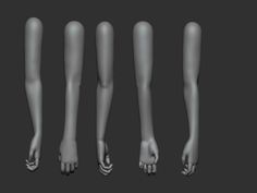 the legs and feet of a human are shown in three different positions, including one that is