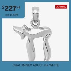 Included: 1 Pendant(s)Metal Color: WhitePendant Length: 14mmPendant Width: 13mmCare: Wipe CleanMetal: 14k White GoldPendant & Charms Type: PendantsCountry of Origin: Imported White Gold Pendant, Religious Jewelry, Metal Color, Gold Pendant, Charms, White Gold, Necklaces, The Originals, Pendant