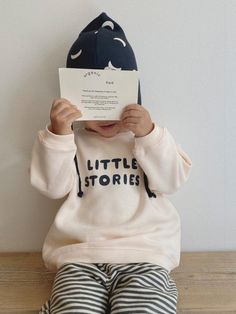 Organic Zoo - LITTLE STORIES Sweatshirt Cotton Hoodie Sweatshirt For Playtime, Cotton Hoodie With Cartoon Print For Loungewear, Cute Letter Print Sweatshirt For Playtime, Cute Sweatshirt With Letter Print For Playtime, Organic Cotton Long Sleeve Sweatshirt With Letter Print, Playful Letter Print Hoodie Sweatshirt, Long Sleeve Organic Cotton Sweatshirt With Letter Print, Playful Cotton Sweatshirt For Playtime, Playful Letter Print Sweatshirt For Playtime