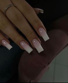 Medium Length Acrylic Nails Designs, Pink Nail, Classy Nails