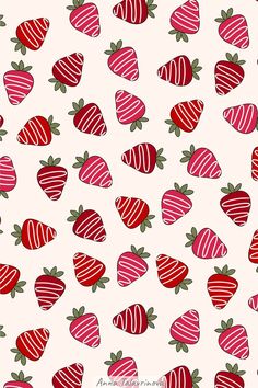 an image of strawberries on a white background that is very colorful and fun to draw