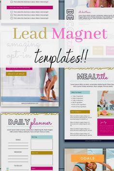 the ultimate guide to lead magnet templates