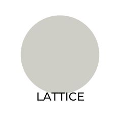 the word latice is written in black on a white background with an oval shape