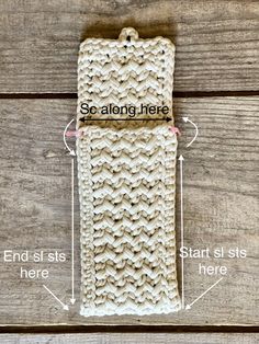 the crochet bookmark is shown with instructions to make it easier for you to knit